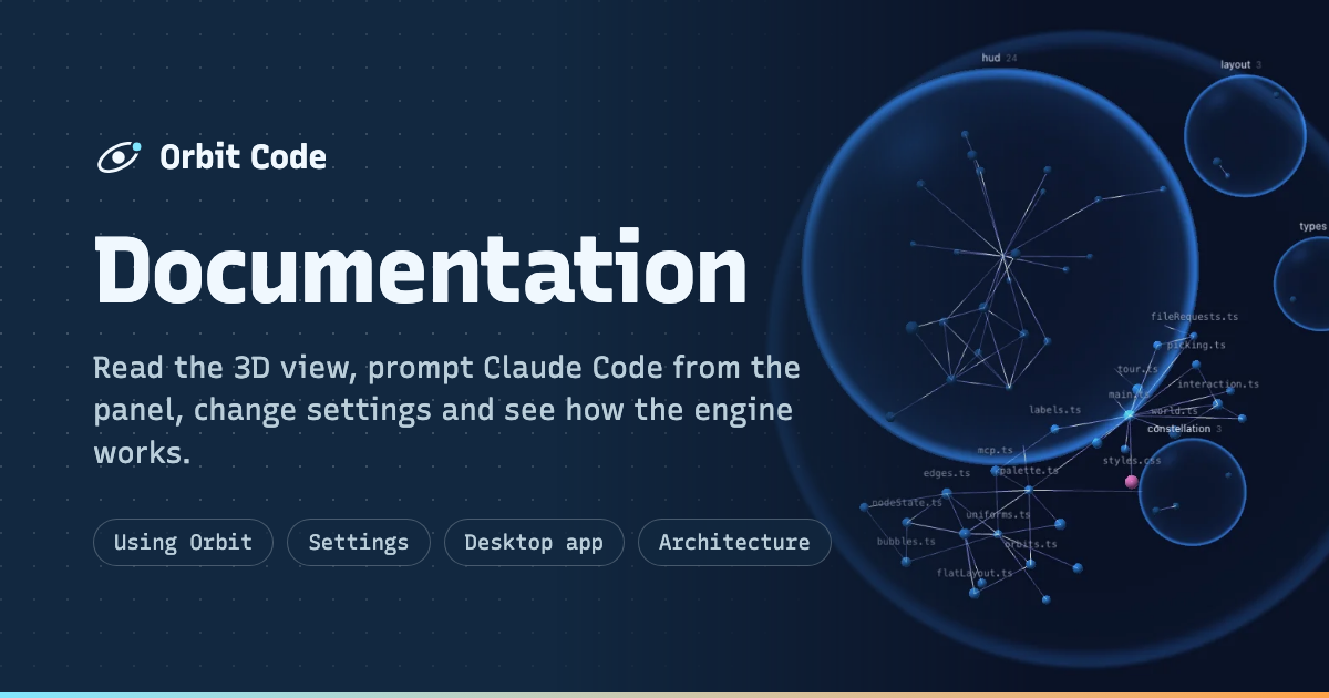 Orbit Code documentation card